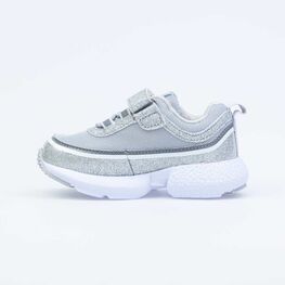 344271-72 Кроссовки для девочки серебрист. фото №2