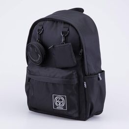 02704300-00 Рюкзак школьный черный для мальчики черный фото №2