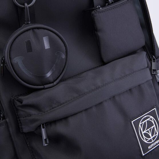 02704300-00 Рюкзак школьный черный для мальчики черный фото №5