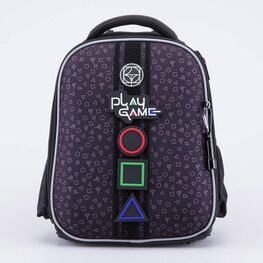 02704328-40 Рюкзак для первоклассника Play game КК для мальчики черный