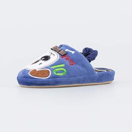 331311-11 Домашние тапочки Собачка для мальчики синий