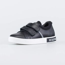 532255-21 Кожаные полуботинки для мальчика для мальчики черный