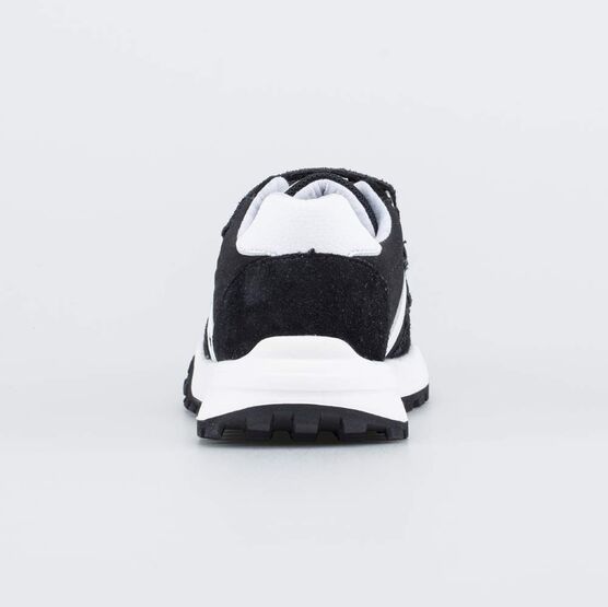 644455-13 Кроссовки на липучках Три звезды для мальчики черный фото №5