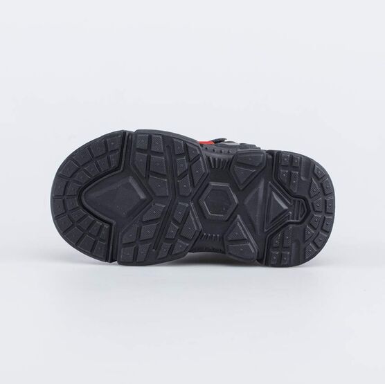 154014-31 Утепленные ботинки с LED-подсветкой для мальчики черно-красный фото №3