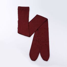 07832237-41 Колготки эластичные со стразами, бордовый для девочки бордовый