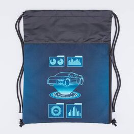 02708172-20 Мешок для сменной обуви гол-чер для мальчики гол-чер