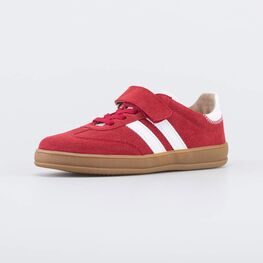 632374-75 Кожаные кеды-полуботинки для мальчика для мальчики красный