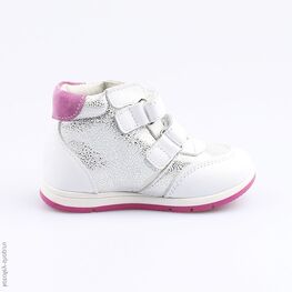 152189-22 Ботинки для девочки бел-срб фото №2