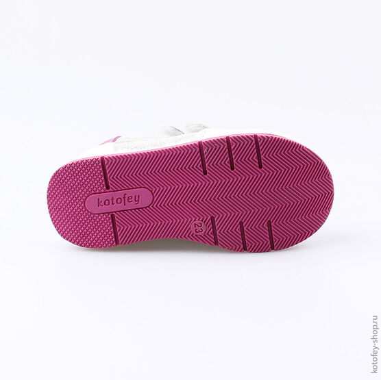 152189-22 Ботинки для девочки бел-срб фото №3