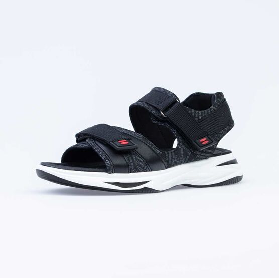 624018-71 Сандалии на липучке для мальчики черный