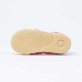 221104-71 Босоножки текстильные для девочки коралл фото №3