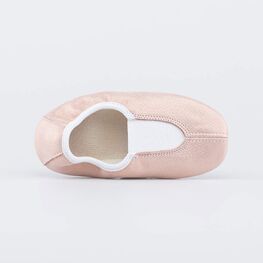 412005-05 Чешки для девочки розовый+золотистый фото №4