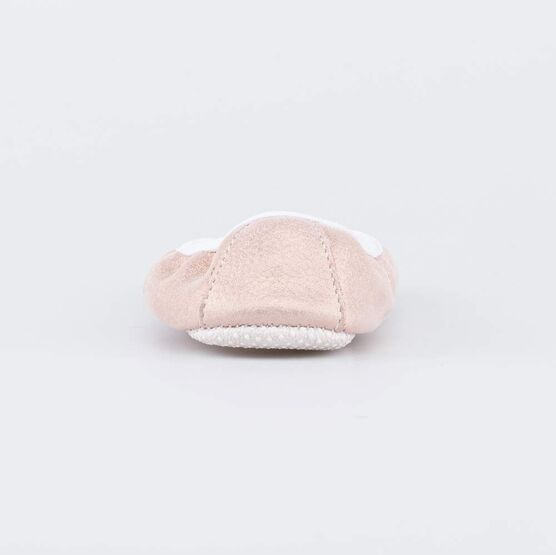 412005-05 Чешки для девочки розовый+золотистый фото №5