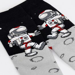 07842329-21 Носки детские махровые Космонавты для универсальные черный фото №4