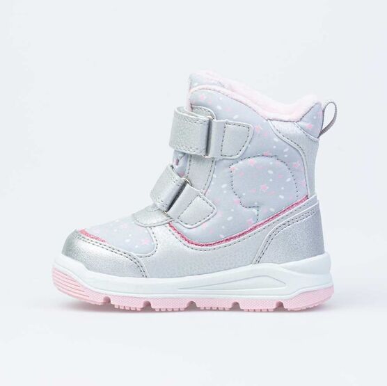 254984-42 Мембранные ботинки для девочки сер-роз фото №2