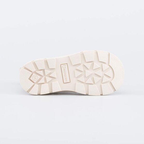 152364-21 Кожаные ботинки Радуга для девочки бежевый фото №3