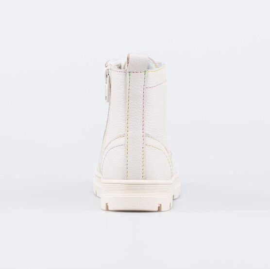 152364-21 Кожаные ботинки Радуга для девочки бежевый фото №5