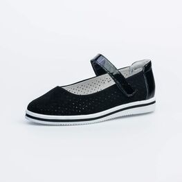 532224-22 Туфли для девочки черный