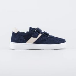 532343-21 Синие полуботинки-кеды в школу для мальчики т.син фото №2