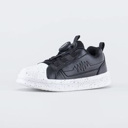 534050-71 Кожаные полуботинки с системой быстрой шнуровки для мальчики черный