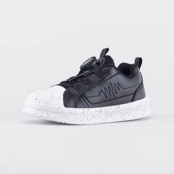 534050-71 Кожаные полуботинки с системой быстрой шнуровки для мальчики черный