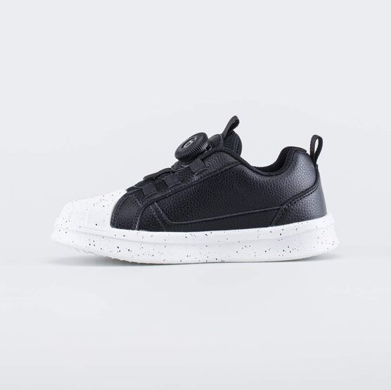 534050-71 Кожаные полуботинки с системой быстрой шнуровки для мальчики черный фото №2