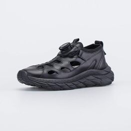 634168-71 Черные полуботинки-сандалии для мальчика для мальчики черный