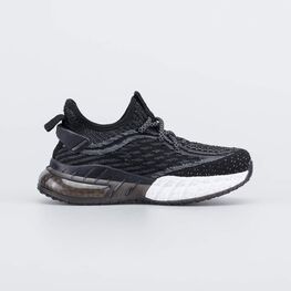 641047-11 Летние кроссовки сеточкой для мальчики черный фото №2