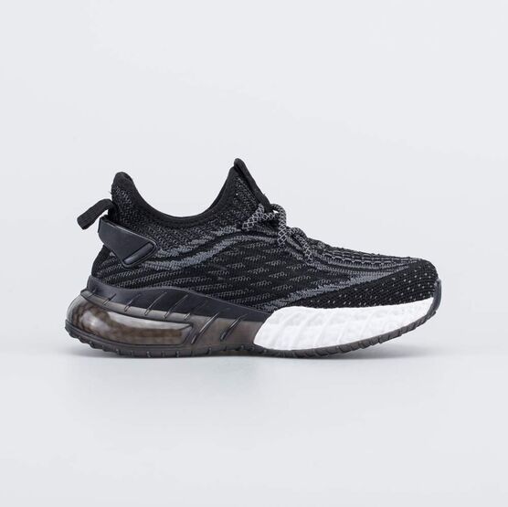 641047-11 Летние кроссовки сеточкой для мальчики черный фото №2