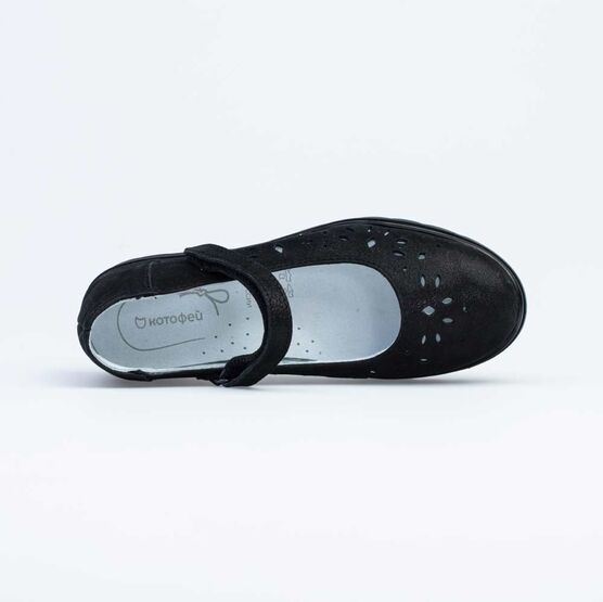 532252-21 Туфли для девочки черный фото №4