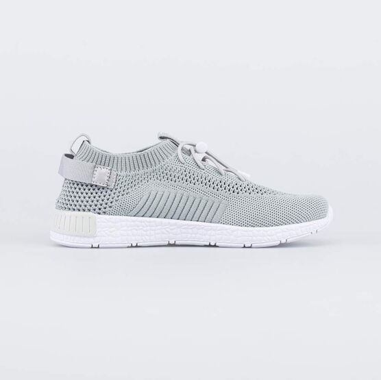 441011-17 Серые текстильные кроссовки для девочки серый фото №2