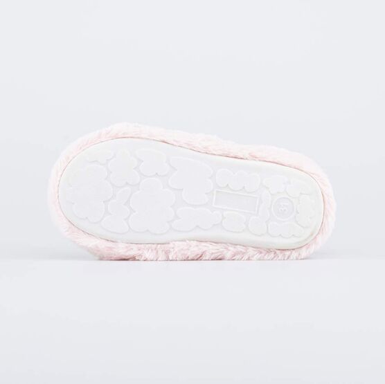 531293-11 Пушистые тапочки Розовый Зайка для девочки розовый фото №3