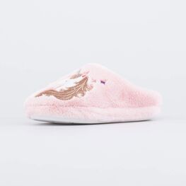 531296-11 Теплые тапочки для девочки Единорог-Златогривка для девочки розовый