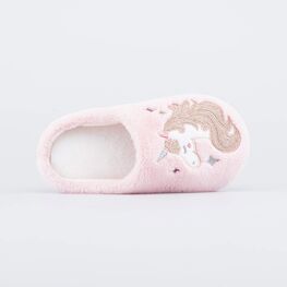 531296-11 Теплые тапочки для девочки Единорог-Златогривка для девочки розовый фото №4