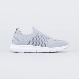 641040-11 Летние кроссовки сеточкой для девочки серый фото №2