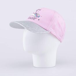 07809063-40 Кепка-бейсболка для девочки Единорог для девочки розовый фото №2