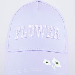 07809064-40 Кепка-бейсболка для девочки сиреневый для девочки сиреневый фото №4