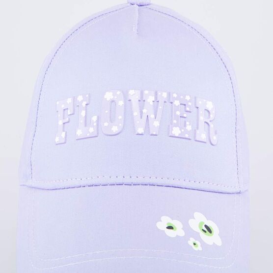 07809064-40 Кепка-бейсболка для девочки сиреневый для девочки сиреневый фото №4