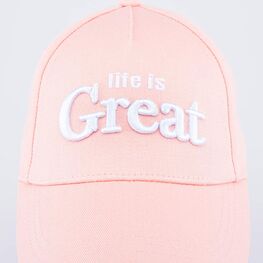 07809065-40 Кепка-бейсболка для девочки персиковый для девочки персиковый фото №4