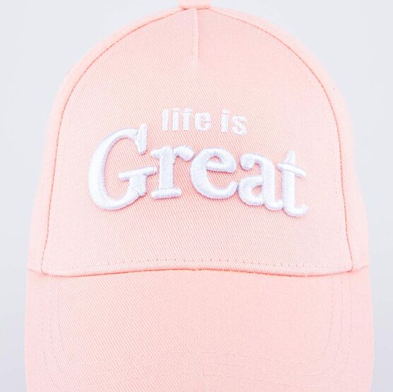 07809065-40 Кепка-бейсболка для девочки персиковый для девочки персиковый фото №4