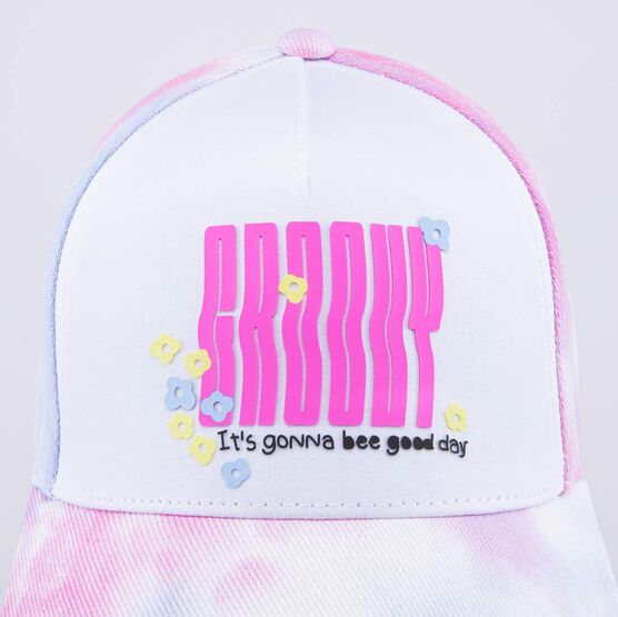 07809070-40 Кепка-бейсболка для девочки Тай-Дай для девочки разноцветный фото №5