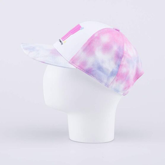 07809070-40 Кепка-бейсболка для девочки Тай-Дай для девочки разноцветный фото №3
