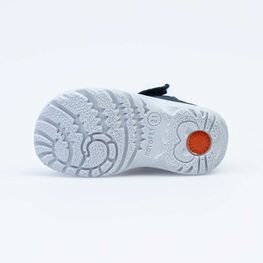 122169-22 Сандалии из натурального нубука для мальчика для мальчики син-зел фото №3