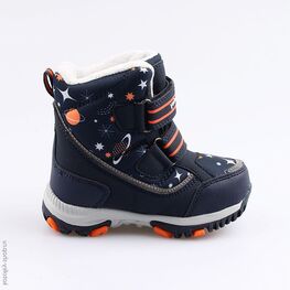 254959-43 Мембранные ботинки для мальчики син-ора фото №2