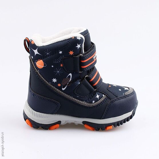 254959-43 Мембранные ботинки для мальчики син-ора фото №2