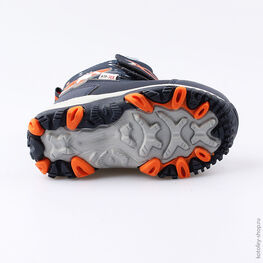 254959-43 Мембранные ботинки для мальчики син-ора фото №3