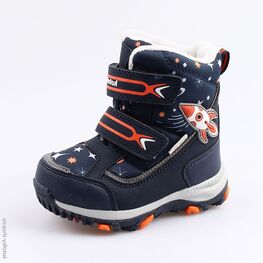 254959-43 Мембранные ботинки для мальчики син-ора