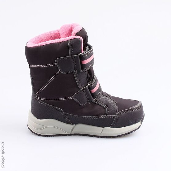 454989-42 Мембранные ботинки для девочки сер-роз фото №2