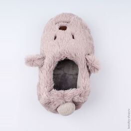 331104-12 Тапочки для девочки серый фото №4