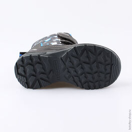 454983-41 Мембранные ботинки для мальчики сер-гол фото №3